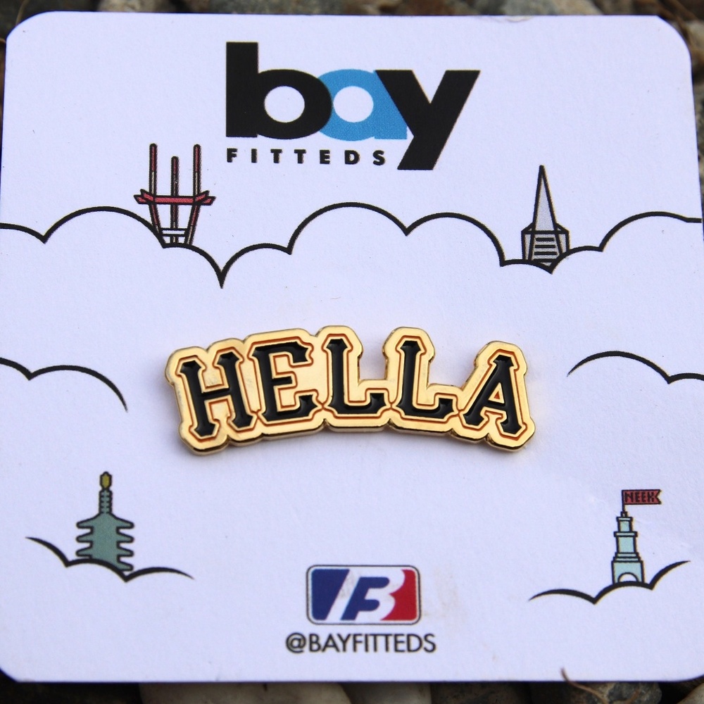 Hella SF Enamel Pin San Francisco Giants Bayfitteds